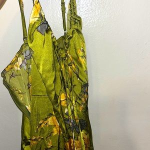 SHEIN , size medium , never worn , satin cami dress with slit on side